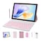 ZZB 2 in 1 Tablet with Keyboard Case Mouse Stylus Pen 10 inch Tablet Android 150 Tablets PC Set 8GB RAM64GB ROM Tableta Computer 101 IPS Screen 2MP8MP Dual Camera WiFi BT Tab PinkGirls