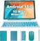 ZZB 2 in 1 Tablet with Keyboard Case Mouse Stylus 10 inch Tablet Android 15 Tablets PC 8GB RAM32GB ROM Support 1TB Expandable 6000mAh Battery IPS 101 Tab 2MP8MP Dual Camera WiFi6 Bluetooth Tableta