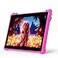 PRITOM 10 inch Kids Tablets Android 64GB Tablet with Lanyard Parental Control HD IPS Display WiFi Dual Camera Toddler Tablet for Kids Pink