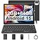 IWEGGO Android 15 Tablet 10 Inch 12GB RAM64GB ROM Tablets with Keyboard Mouse Case Stylus 18Ghz Quadcore Processor 8MP Camera 6000mAh Battery 1280800 IPS HD Touchscreen 5G WiFi6 Tablet Black