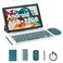 IWEGGO Android 15 Tablet 10 Inch 8GB RAM32GB ROM1TB Expand 18Ghz Quadcore Processor 2 in 1 Tablets with Keyboard Mouse Case Stylus 8MP Camera 6000mAh Battery 1280800 HD Screen 5G WiFi 6 Tablet PC