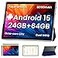 TUOHAITIME Android 15 Tablet10 inch Tablets Octa Core CPU 24GB64GB512GB Expansion 1280x800 Display Screen WiFi6 Dual Cameras 6000mAh BatterySupport Widevine L1 Google Kids Space Blue