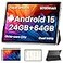 TUOHAITIME Android 15 Tablet10 inch Tablets Octa Core CPU 24GB64GB512GB Expansion 1280x800 Display Screen WiFi6 Dual Cameras 6000mAh BatterySupport Widevine L1 Google Kids SpaceBlack