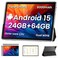 TUOHAITIME Android 15 Tablet10 inch Tablets Octa Core CPU 24GB64GB512GB Expansion 1280x800 Display Screen WiFi6 Dual Cameras 6000mAh BatterySupport Widevine L1 Google Kids SpaceBlack