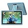 PRITOM Android 13 10 inch Kids Tablet Parental Control 6000mAh Quad Core Processor 2GB RAM 64GB ROM HD IPS Touch Screen Google Play YouTube KidsTablet CaseBlue