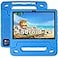 EDDBNi Kids Tablet Android 14 Tablet 10 inch Kids Tablets with Case Quad Core 64GB Dual Camera Parental Controls 24G WiFi Educational Tablets Blue