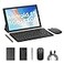 NOVOJOY 2 in 1 Tablet 10 Inch Android 15 Tablets with Keyboard 64GB ROM 8GB RAM Support 1TB expansion 101 Tablet include Mouse Case Stylus Tab 8MP2MP Cameras 6000mAh Battery Bluetooth Wifi6 Android Ta