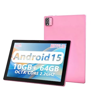 YQSAVIOR Tablet101 Android Tablet with MTK Octacore Processor 10GB 4GB6GB Expand RAM 64GB ROM1TB Expandable Computer Tablets PC IPS 1280 800 Screen 28MP Dual Camera WiFi BT Pink