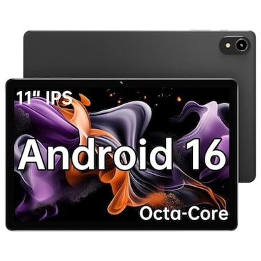 ApoloMedia 11 Tablet 2026 Android 16 with Octacore Processor 8GB RAM128GB ROM1TB Expandtion 7000mAh Battery HD IPS Large tabletaWiFi 6BT50 Support GMS Case not Included