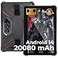HOTWAV R9 Pro 2025 Rugged Tablet Android 142K 11 Inch 20080mAh Waterproof Tablet 20GB256GB2TB SD Outdoor Tablets 64MP16MP Camera IP68IP69KDual SIM 4GWiFi 5Face ID GPSOTGCamping Lanten