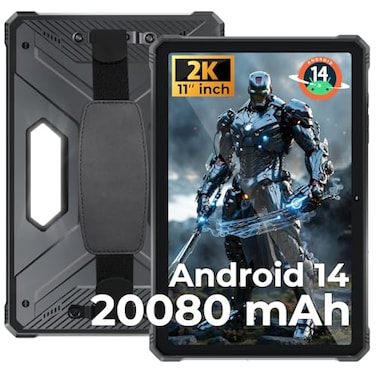 HOTWAV R9 Pro 2025 Rugged Tablet Android 142K 11 Inch 20080mAh Waterproof Tablet 20GB256GB2TB SD Outdoor Tablets 64MP16MP Camera IP68IP69KDual SIM 4GWiFi 5Face ID GPSOTGCamping Lantern