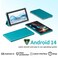IWEGGO Android 14 Tablet with Case 7 Inch 8GB RAM32GB ROM 1TB Expandable Computer 5MP Camera Tablets 16Ghz Quadcore Processor 3000mAH Battery Tablet PC 5G WiFi Games 7 Android Laptop Blue