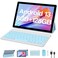 ZZB Tablet with Keyboard 10 inch Tablets Android 13 Tableta 2 in 1 Tablet 8GB128GB1TB Expansion Game Tab Included Case Wireless Mouse Stylus 101 Tablets PC Dual Camera 5GWiFi WiFi6 Bluetooth