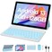 ZZB Tablet with Keyboard 10 inch Tablets Android 13 Tableta 2 in 1 Tablet 8GB128GB1TB Expansion Game Tab Included Case Wireless Mouse Stylus 101 Tablets PC Dual Camera 5GWiFi WiFi6 Bluetooth