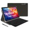 Brvaiuen 11 inch Tablet Android 14 20001200 2K Display Tablets PC T616 OctaCore 20GHz 18GB RAM 128GB ROM 1TB Expandable 5513MP AI Camera 9000mAh 5G WiFi with Keyboard Case 4 Speakers Gray