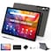Brvaiuen 11 inch Tablet Android 14 20001200 2K Display Tablets PC T616 OctaCore 20GHz 18GB RAM 128GB ROM 1TB Expandable 5513MP AI Camera 9000mAh 5G WiFi with Keyboard Case 4 Speakers Gray