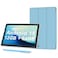 HDTABLET Android 15 Tablet 10 inch Tablets with Case 12GB RAM 64GB ROM Expand to 1TB Quad Core Processor Tablets 5G WiFi 6 BT50 1280x800 HD Screen 6000mAh Dual Camera GMS Widevine L1 Blue