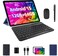 TUOHAITIME Android 15 Tablet 12GB64GB1TB Expand 10inch Tablet Bundle with Keyboard Case Stylus Pen Octacore CPU Dual Camera WiFi6 6000mAh Battery18W Fast Charge Support Face UnlockBlue
