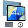 aiprotablet Tablet 10 inch Android 15 Tablets 12GB RAM 64GB ROM 1TB Expand QuadCore Processor 1280x800 LCD Touch Screen WiFi 5 Dual Camera BT50 6000mAh Battery Blue