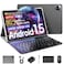 Raemond 10 Inch Tablet Android 15 with Keyboard 24GB RAM 128GB ROM 1TB Expand T615 OctaCore 1280x800 IPS HD Display 5MP8MP Dual Camera 6000mAh Mouse Widevine L1 GPS