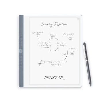 Penstar eNote 2 The Whitest Paper Tablet 103 300 PPI PenOnly Screen EInk Writing Tablet Digital Notebook Includes Folio Cover Two B5 Pens