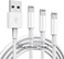 TUMABER 3 Pack Apple MFi Charger Cable Apple Lightning to USB Cable Cord 24A Fast Charging Phone Long Chargers for iPhone 121111Pro11Max XXSXRXS Max8765SSE 3ft White