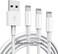 TUMABER 3 Pack Apple MFi Charger Cable Apple Lightning to USB Cable Cord 24A Fast Charging Phone Long Chargers for iPhone 121111Pro11Max XXSXRXS Max8765SSE 3ft White