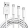 TUMABER 3 Pack Apple MFi iPhone Charger Cable 6ft Apple Lightning to USB Cable Cord 6 Foot 24A Fast ChargingApple Phone Long Chargers for iPhone 13121111 Pro11 MaxXXSXRXS Max8765S