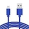 TalkWorks TALK WORKS FastCharge Lightning Cable MFiCertified for Apple iPhone 13 12 11 ProMaxMini XR XSMax X 8 7 6 5 SE iPad AirPods Watch 10ft Long Fast Charger HeavyDuty Cord Blue
