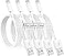 Susnwere 4 Pack Apple MFi Apple Charging Cables 10ft iPhone Chargers Lightning Cable 10 Foot Fast iPhone Charging Cord for iPhone 1414Pro1313Pro121111Pro11Max XXSXR ipadWhite