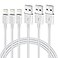 UIIAVS iPhone Charger 3FT Apple MFi Lightning Cable Original 3Pack USB Fast Charging Data Sync Cord Compatible with iPhone 131211 Pro MaxXS MAXXRXSX87Plus6S6SE5S3Pack