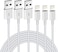 OCEEK iPhone Charger 3Pack 6FT MFi USB A to Lightning Cable Fast Charging Cords Apple Charger Compatible with iPhone 14 13 12 11 XS XR X Pro Max Mini 8 7 6S 6 Plus 5S SE iPad iPod Airpods