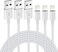 OCEEK iPhone Charger 3Pack 6FT MFi USB A to Lightning Cable Fast Charging Cords Apple Charger Compatible with iPhone 14 13 12 11 XS XR X Pro Max Mini 8 7 6S 6 Plus 5S SE iPad iPod Airpods