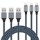 Sundix iPhone Charger 3Pack 9ft Lightning Cable iPhone Charger Cable Nylon Braided Charging Cord Compatible iPhone 14131212Pro12ProMax1111Pro11Pro MAXXSXS MAXXRX88Plus77Plus and More