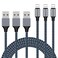 Sundix iPhone Charger 3Pack 9ft Lightning Cable iPhone Charger Cable Nylon Braided Charging Cord Compatible iPhone 14131212Pro12ProMax1111Pro11Pro MAXXSXS MAXXRX88Plus77Plus and More