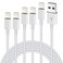 UIIAVS Apple MFi Lightning Cable 5pack 336610FT Fast iPhone Charging Cord Compatible for iPhone 1413 mini131211 Pro MAXXRXS87Plus6SSEiPad