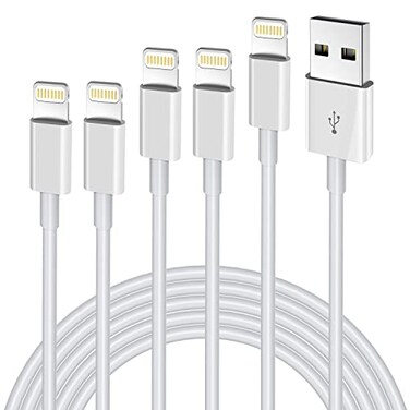 UIIAVS Apple MFi Lightning Cable 5pack 336610FT Fast iPhone Charging Cord Compatible for iPhone 1413 mini131211 Pro MAXXRXS87Plus6SSEiPad