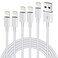 UIIAVS Apple MFi Lightning Cable 5pack 336610FT Fast iPhone Charging Cord Compatible for iPhone 1413 mini131211 Pro MAXXRXS87Plus6SSEiPad