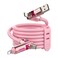 MFish 240W 4in1 Charging Cable with Carrying Case 66FT Fast Charger USBA USBC to USBCLightning for iPhone 17161514 MacBook iPad Samsung S25S24 Pink 66Ft
