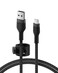 Belkin BoostCharge Pro Flex Braided USBC to USBA 2M66ft Fast Charging Cable USBIF for iPhone 17 iPhone 17 Pro iPad Pro Galaxy S25 S24 Pixel Nintendo Switch 2 More Black
