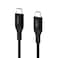 Belkin BoostCharge USB C to USB C Cable FastCharging Power Cable with Braided Nylon Cord Anodized Aluminum Head 240W Power Delivery Universal Compatibility 33 or 66ft Length