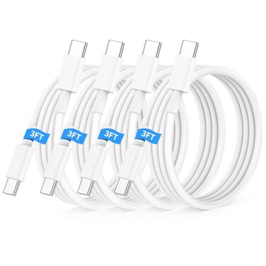 Essri USB C to USB C Cable 3FT for Apple iPhone 17 16 Charger Cord4Pack 60W C to C Cable Fast Charging Wire for iPhone 16 15 Pro Plus Pro Max iPad ProAir MacBook ProAirfor Galaxy S24 S23 and More