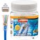 itbebe.com ITBEBE Gold Plated RJ45 Cat5 Cat5e 8P8C 50 Pieces Pass Through 3 Micron 3u 3 Prong Premium Connectors