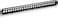 TRENDnet 24Port Blank Keystone 1U Patch Panel 1U 19 Metal Rackmount Housing Recommended with TCK25C6 TCK50C6 Cat6 Keystone Jacks Sold Separately Black TCKP24