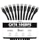 Jadaol Cat 6 Ethernet Cable 3ft 10Pack 10Gbps Support Cat8 Cat7 Network Flat High Speed LAN Internet Patch Cables Short Ethernet Cables for Router Modem Switch PC Laptop Gaming Console Black