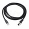 HangTon Connect HangTon Ethernet Cable for Sick Datalogic Matrix Vision Sensor M12 DCoded 4 Pin to RJ45 Cat6 Shielded Waterproof Flexible Fieldbus PC Network Switch 3m