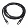 HangTon Connect HangTon Ethernet Cable for Sick Datalogic Matrix Vision Sensor M12 DCoded 4 Pin to RJ45 Cat6 Shielded Waterproof Flexible Fieldbus PC Network Switch 3m