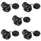 UMLIFE 5PCS Ethernet LAN Cable Connector CAT 6 RJ45 Shielded Industrial Panel Mount Bulkhead Feed Thru Coupler with Waterproof IP67 Dustproof Cap Outdoor Industrial Standard 5PCS RJ45 Ethernet LAN