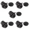 UMLIFE 5PCS Ethernet LAN Cable Connector CAT 6 RJ45 Shielded Industrial Panel Mount Bulkhead Feed Thru Coupler with Waterproof IP67 Dustproof Cap Outdoor Industrial Standard 5PCS RJ45 Ethernet LAN