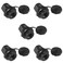 UMLIFE 5PCS Ethernet LAN Cable Connector CAT 6 RJ45 Shielded Industrial Panel Mount Bulkhead Feed Thru Coupler with Waterproof IP67 Dustproof Cap Outdoor Industrial Standard 5PCS RJ45 Ethernet LAN